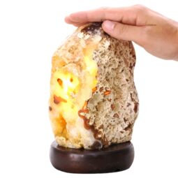 3kg Crystal Quartz River Agate Lamp - White LED Bulb N2350 6 Crystal Quartz River Agate Lamp - White LED Bulb N2350 | Crystal Factory