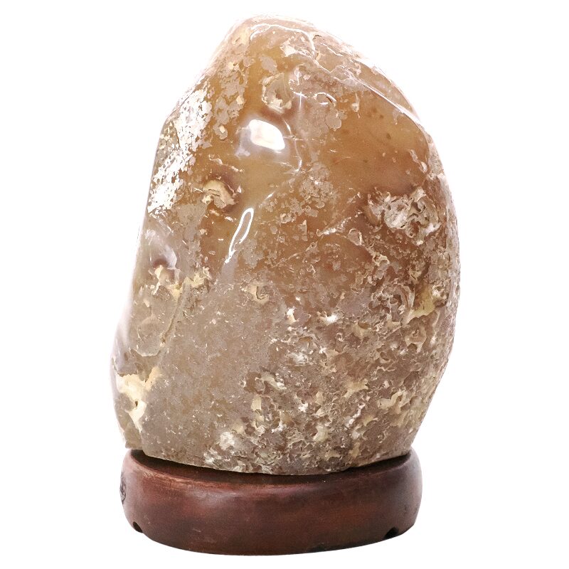 3.6kg Crystal Quartz River Agate Lamp - White LED Bulb N2352 3 Crystal Quartz River Agate Lamp - White LED Bulb N2352 | Crystal Factory