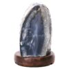 Crystal Quartz River Agate Lamp - White LED Bulb N2356 | Crystal Factory