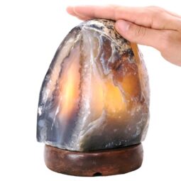 3kg Crystal Quartz River Agate Lamp - White LED Bulb N2356 6 Crystal Quartz River Agate Lamp - White LED Bulb N2356 | Crystal Factory
