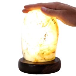 2.6kg Crystal Quartz River Agate Lamp - White LED Bulb N2362 6 Crystal Quartz River Agate Lamp - White LED Bulb N2362 | Crystal Factory