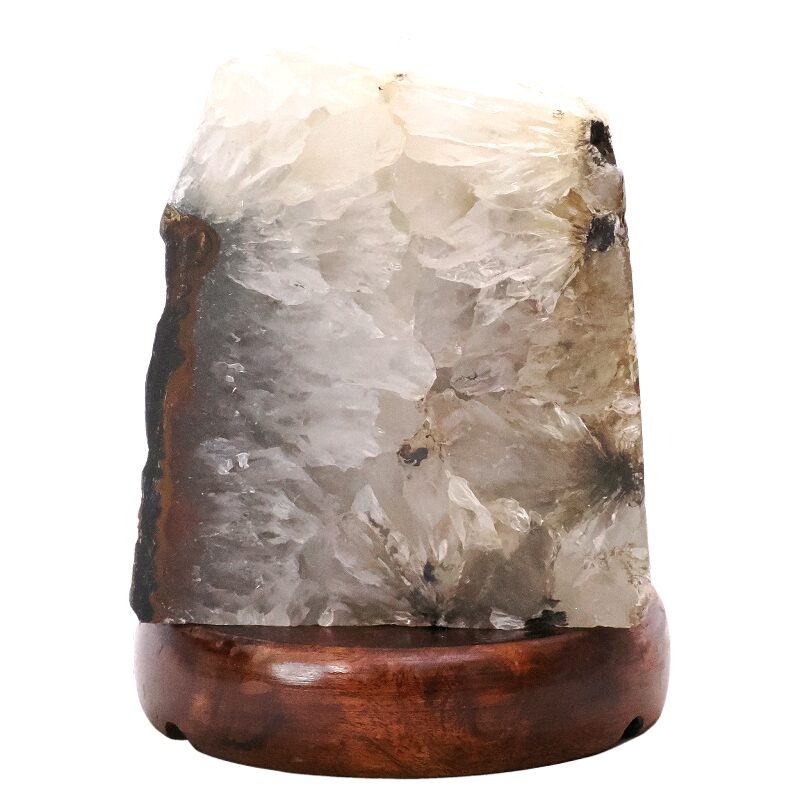 1.9kg Crystal Quartz River Agate Lamp - White LED Bulb N2363 3 Crystal Quartz River Agate Lamp - White LED Bulb N2363 | Crystal Factory