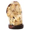Crystal Quartz River Agate Lamp - White LED Bulb N2366 | Crystal Factory