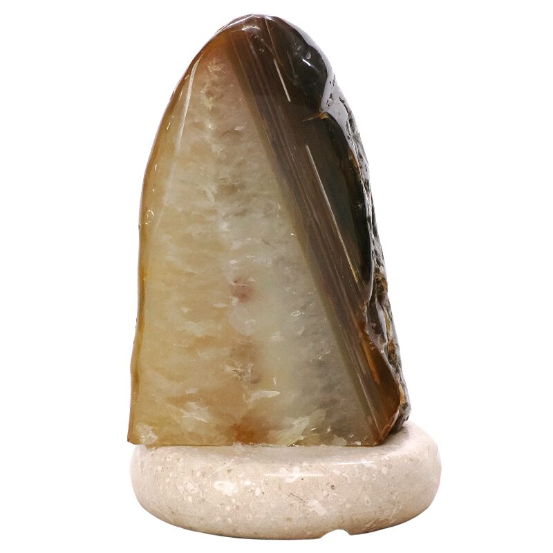 2.8kg Crystal Quartz River Agate Lamp - White LED Bulb N2372 3 Crystal Quartz River Agate Lamp - White LED Bulb N2372 | Crystal Factory