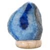 5.1kg Blue Agate Crystal Lamp with Marble Base - Blue LED - N2373 2 Blue Agate Crystal Lamp with Marble Base - Blue LED - N2373 | Crystal Factory