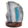 2.6kg Teal Agate Crystal Lamp with Wooden Base - Green LED - N2392 2 Teal Agate Crystal Lamp with Wooden Base - Green LED - N2392 | Crystal Factory