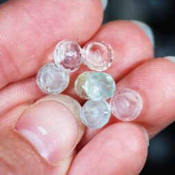 Natural Aquamarine Crystal Beads Parcel B814 | Crystal Factory