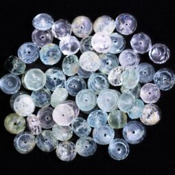 Natural Aquamarine Crystal Beads Parcel B814 | Crystal Factory