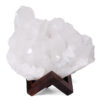 Natural Clear Quartz Specimen on Timber Stand 8cm L541 | Crystal Factory