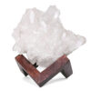 Natural Clear Quartz Specimen on Timber Stand 8cm L537 | Crystal Factory