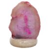 3.1kg Pink Agate Crystal Lamp with Marble Base - Purple LED - S1611 1 Pink Agate Crystal Lamp with Marble Base - Purple LED - S1611 | Crystal Factory