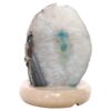 2.8kg Teal Agate Crystal Lamp with Marble Base - Green LED - S1621 2 Teal Agate Crystal Lamp with Marble Base - Green LED - S1621 | Crystal Factory