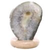 3.7kg Teal Agate Crystal Lamp with Marble Base - Green LED - S1628 1 Teal Agate Crystal Lamp with Marble Base - Green LED - S1628 | Crystal Factory