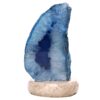 3.1kg Blue Agate Crystal Lamp with Marble Base - Blue LED - T3174 1 Blue Agate Crystal Lamp with Marble Base - Blue LED - T3174 | Crystal Factory