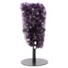 Amethyst Druze Cluster on Rotating Stand T3203 | Crystal Factory