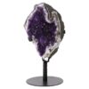 Amethyst Druze Cluster on Rotating Stand T3207 | Crystal Factory