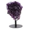 Amethyst Druze Cluster on Rotating Stand T3210 | Crystal Factory