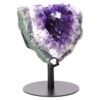 Amethyst Druze Cluster on Rotating Stand T3211 | Crystal Factory