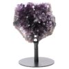 Amethyst Druze Cluster on Rotating Stand T3213 | Crystal Factory
