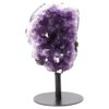 Amethyst Druze Cluster on Rotating Stand T3215 | Crystal Factory