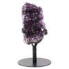 Amethyst Druze Cluster on Rotating Stand T3216 | Crystal Factory