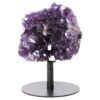 Amethyst Druze Cluster on Rotating Stand T3217 | Crystal Factory