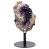 2.4kg Amethyst Druze Cluster on Rotating Stand T3218 1 Amethyst Druze Cluster on Rotating Stand T3218 | Crystal Factory