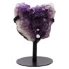 2.6kg Amethyst Druze Cluster on Rotating Stand T3219 1 Amethyst Druze Cluster on Rotating Stand T3219 | Crystal Factory