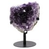 3.9kg Amethyst Druze Cluster on Rotating Stand T3224 2 Amethyst Druze Cluster on Rotating Stand T3224 | Crystal Factory