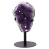 2.6kg Amethyst Druze Cluster on Rotating Stand T3225 2 Amethyst Druze Cluster on Rotating Stand T3225 | Crystal Factory