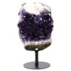 Amethyst Druze Cluster on Rotating Stand T3228 | Crystal Factory