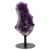 Amethyst Druze Cluster on Rotating Stand T3229 | Crystal Factory