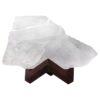 Natural Clear Quartz Specimen on Timber Stand 8cm T3234 | Crystal Factory