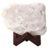 3.3kg Natural Clear Quartz Specimen on Timber Stand 8cm T3236 1 Natural Clear Quartz Specimen on Timber Stand 8cm T3236 | Crystal Factory