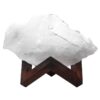 Natural Clear Quartz Specimen on Timber Stand 8cm T3237 | Crystal Factory