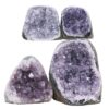 2.56kg Amethyst Polished Crystal Geode Specimen Set 4 Pieces R642 1 Amethyst Polished Crystal Geode Specimen Set 4 Pieces R642 | Crystal Factory