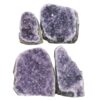 2.43kg Amethyst Polished Crystal Geode Specimen Set 4 Pieces R643 2 Amethyst Polished Crystal Geode Specimen Set 4 Pieces R643 | Crystal Factory