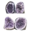 2.35kg Amethyst Polished Crystal Geode Specimen Set 4 Pieces R644 1 Amethyst Polished Crystal Geode Specimen Set 4 Pieces R644 | Crystal Factory