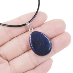 Andamooka Matrix Pendant - Pear Shape Pendant | Crystal Factory