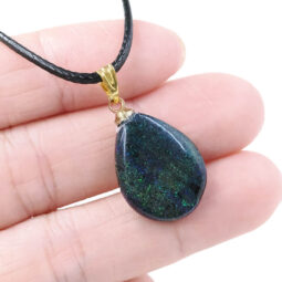 Andamooka Matrix Pendant - Pear Shape GP | Crystal Factory