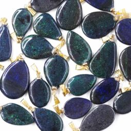 Andamooka Matrix Pendant - Pear Shape GP | Crystal Factory