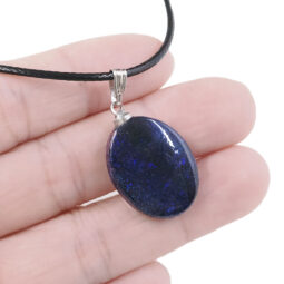 Andamooka Matrix Pendant - Oval Shape Pendant | Crystal Factory