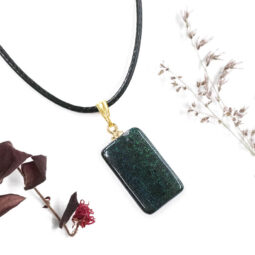 Andamooka Matrix Pendant - Rectangular Shape GP | Crystal Factory