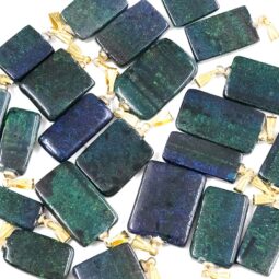 Andamooka Matrix Pendant - Rectangular Shape GP | Crystal Factory