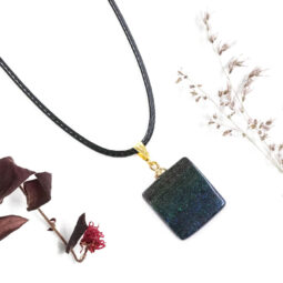 Andamooka Matrix Pendant - Rectangular Shape GP | Crystal Factory