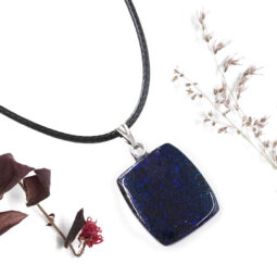 Andamooka Matrix Opal Pendant - Rectangular Shape Pendant