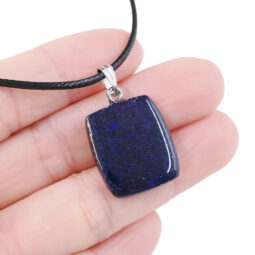 Andamooka Matrix Opal Pendant - Rectangular Shape Pendant