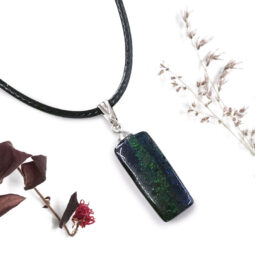 Andamooka Matrix Opal Pendant - Rectangular Shape Pendant