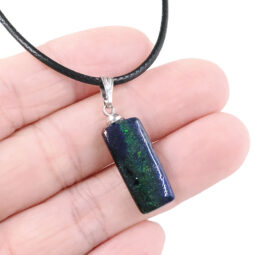 Andamooka Matrix Opal Pendant - Rectangular Shape Pendant