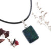 Andamooka Matrix Opal Pendant - Rectangular Shape Pendant